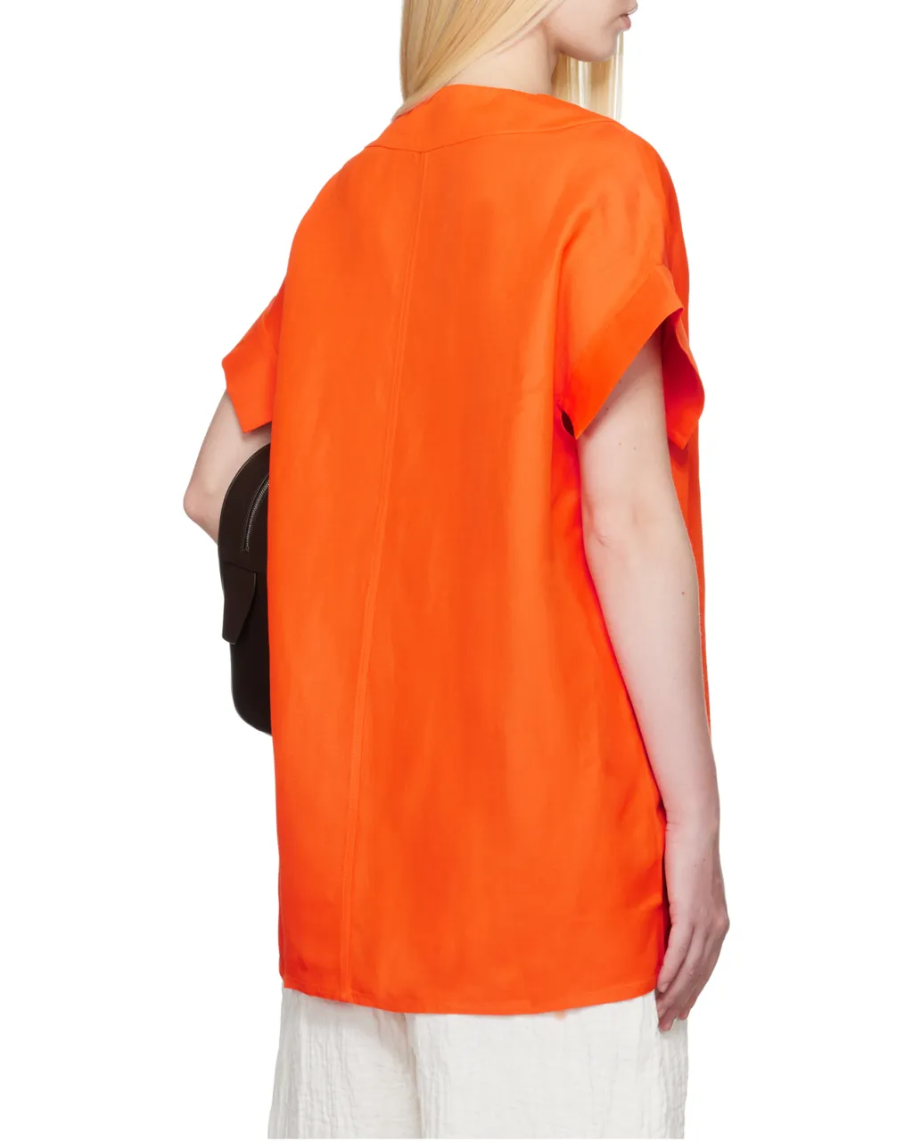 Studio Nicholson V-Neck Short-Sleeved Top