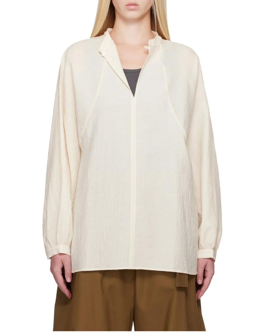 Studio Nicholson Long-Sleeved Straight Hem Top