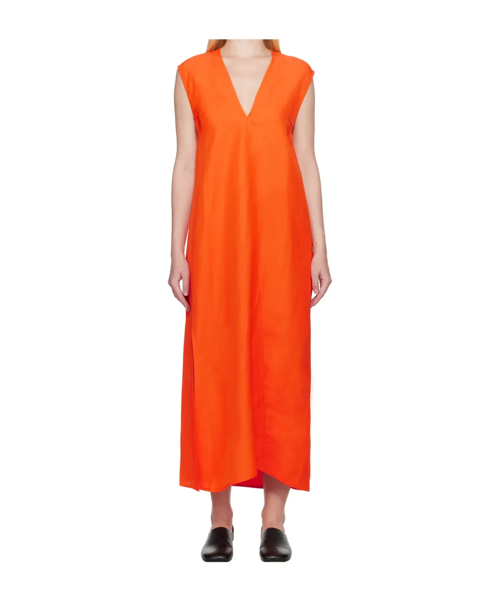 Studio Nicholson V-Neck Sleeveless Dress