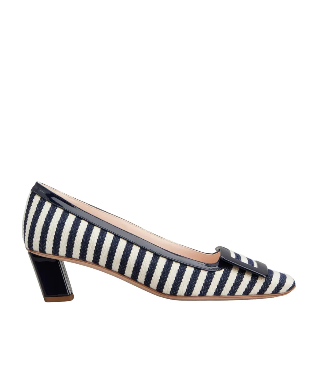 Belle Vivier Pumps In Canvas