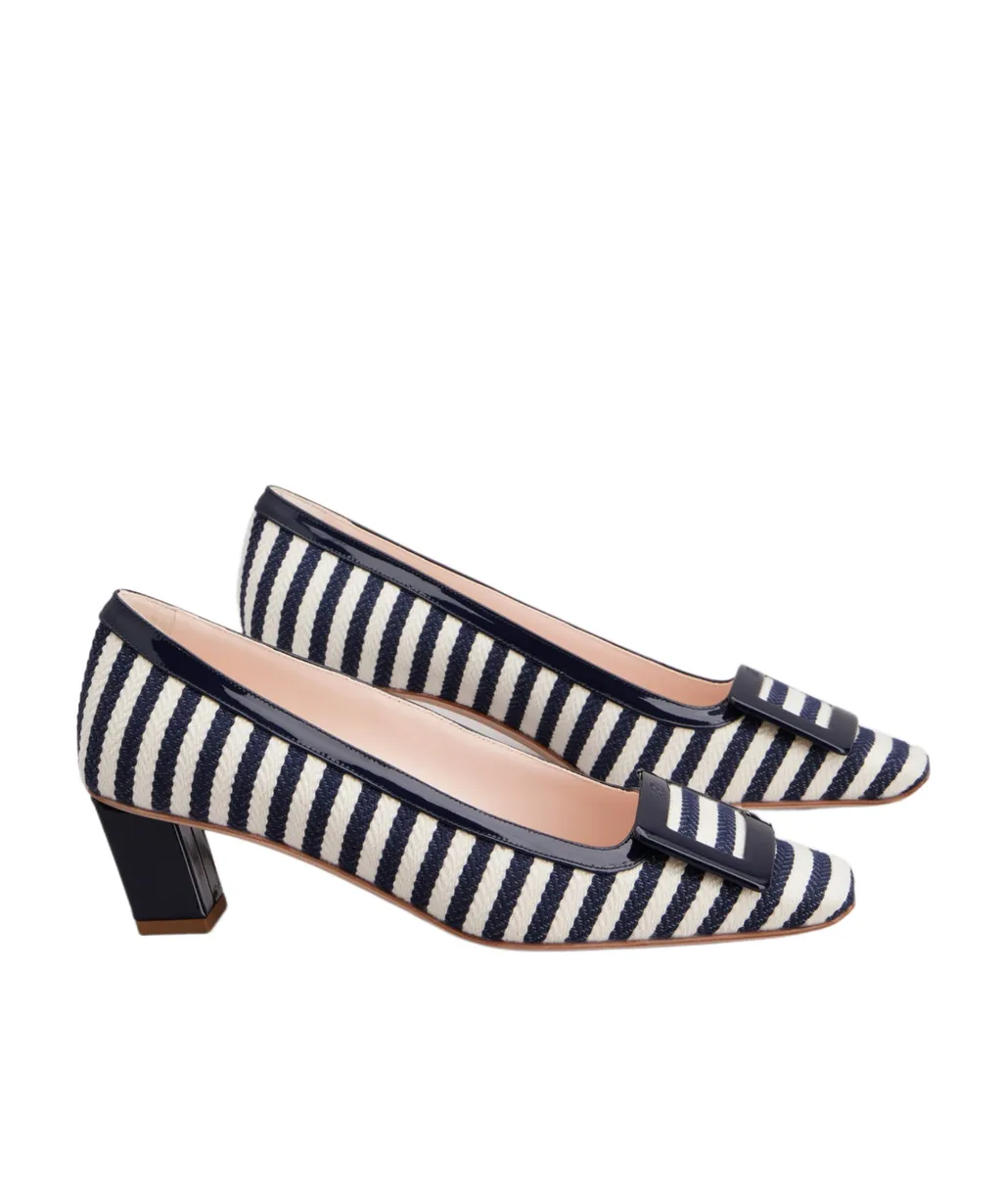 Belle Vivier Pumps In Canvas