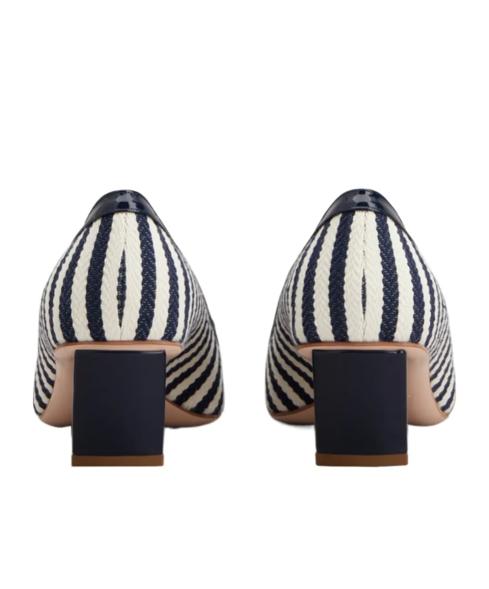 Belle Vivier Pumps In Canvas