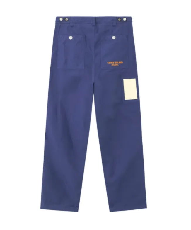 Regular Fit Chino Trousers With Rubber Applique