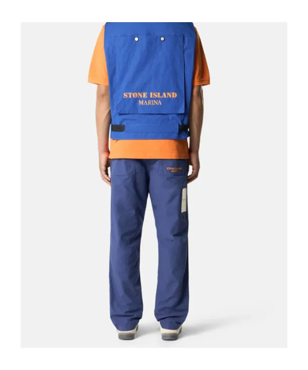 Regular Fit Chino Trousers With Rubber Applique