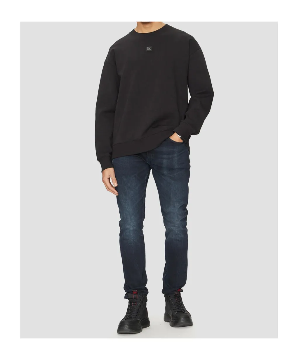 Hugo Boss Logo Patch Crewneck Sweatshirt