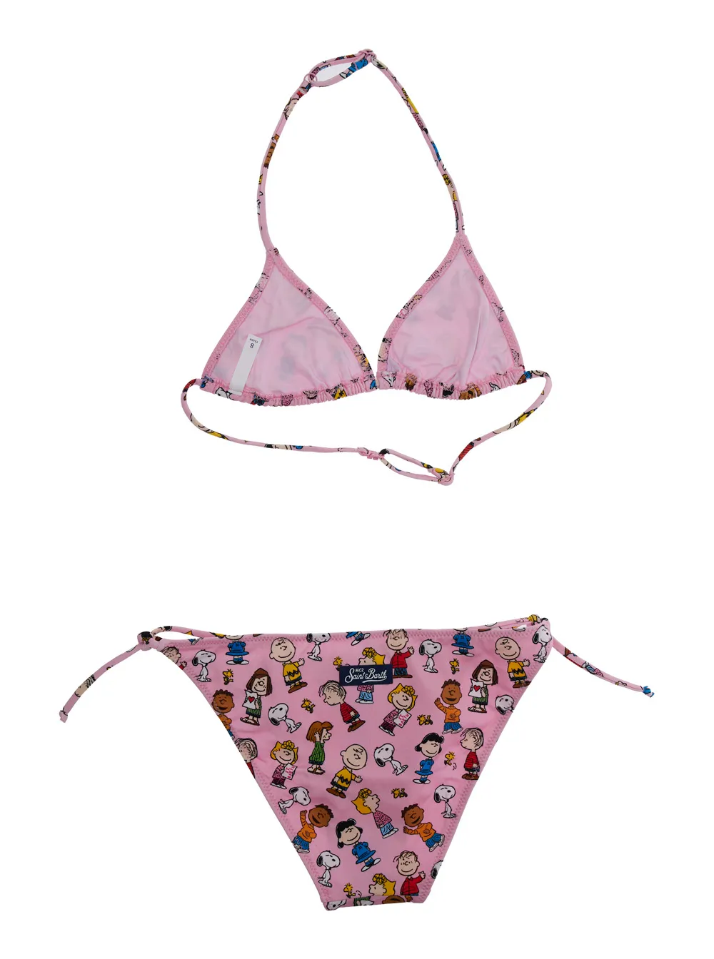 Mc2 Saint Barth Kids Holly Bikini With Print Tie