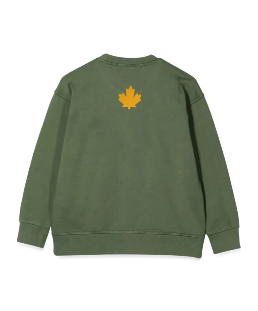 Dsquared2 Kids Logo Printed Crewneck Sweatshirt