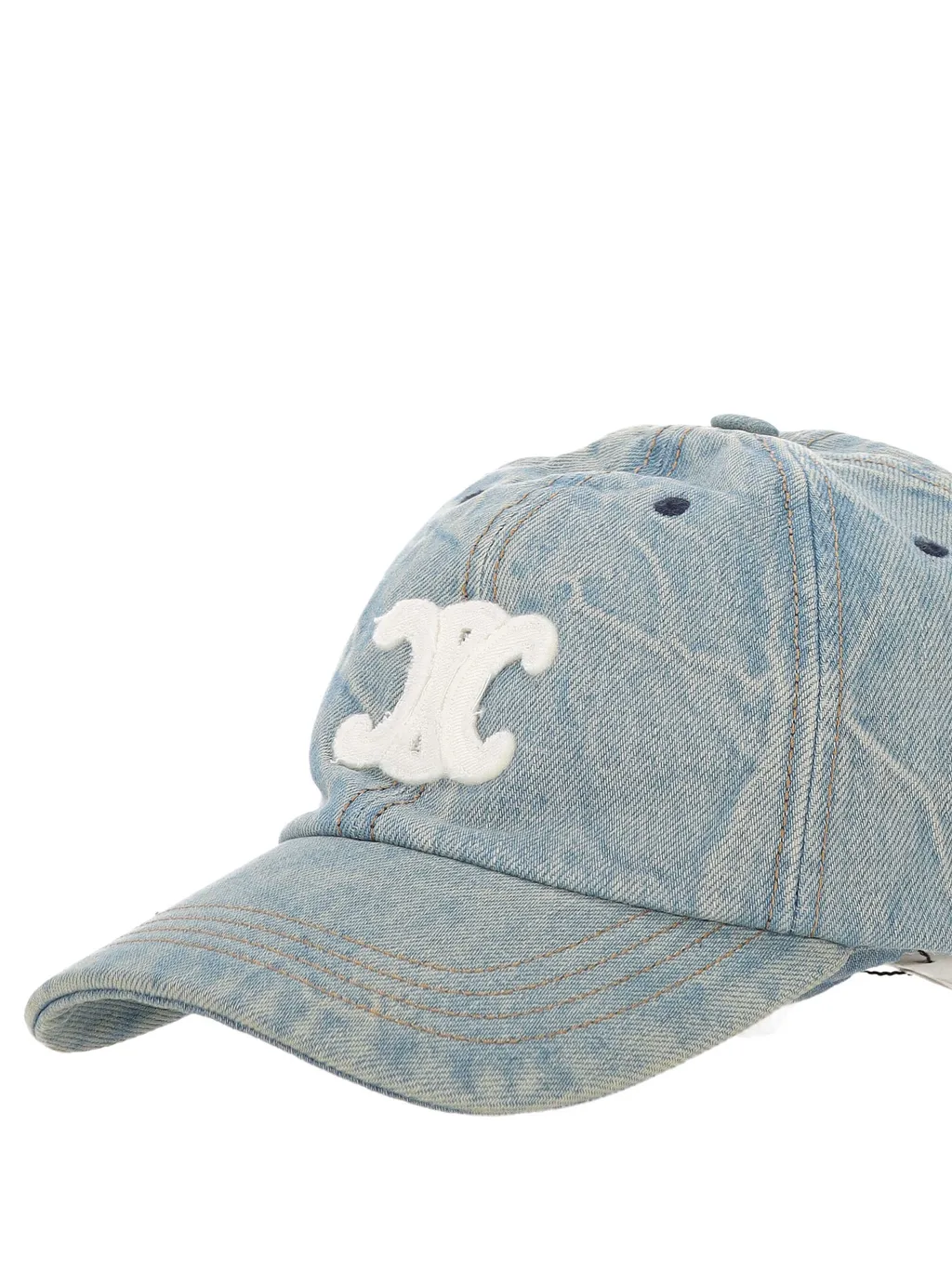 Triomphe Cap In Cotton Denim
