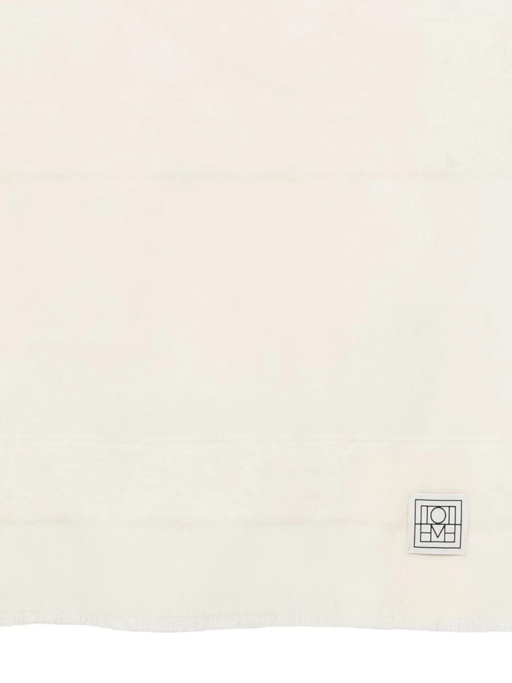Totme Monogram Twill Scarf