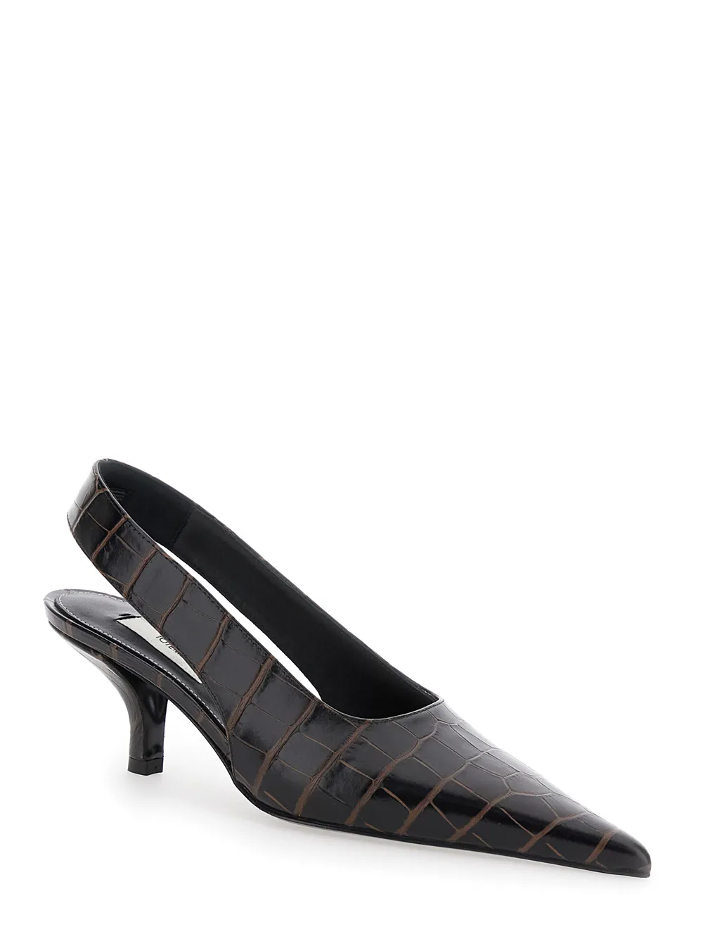 Totme Classic Embossed Slingback Pumps