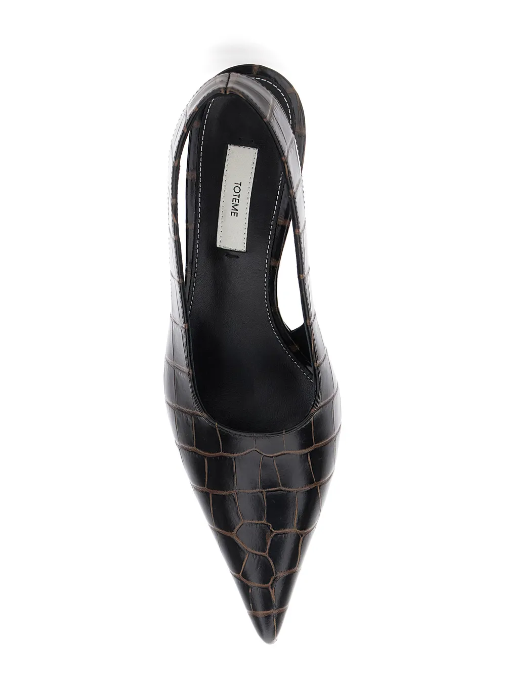 Totme Classic Embossed Slingback Pumps