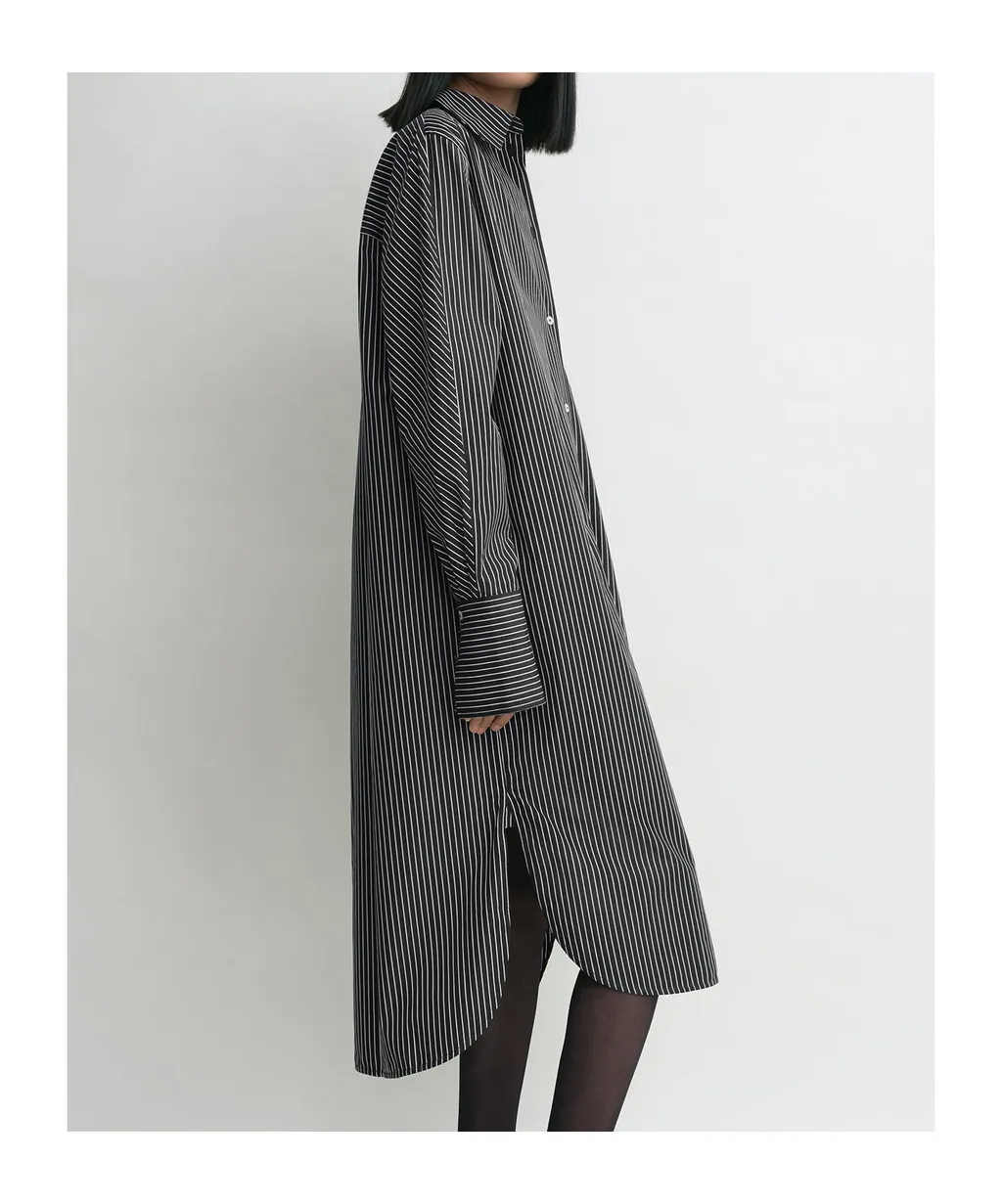 Striped Shirt Dress