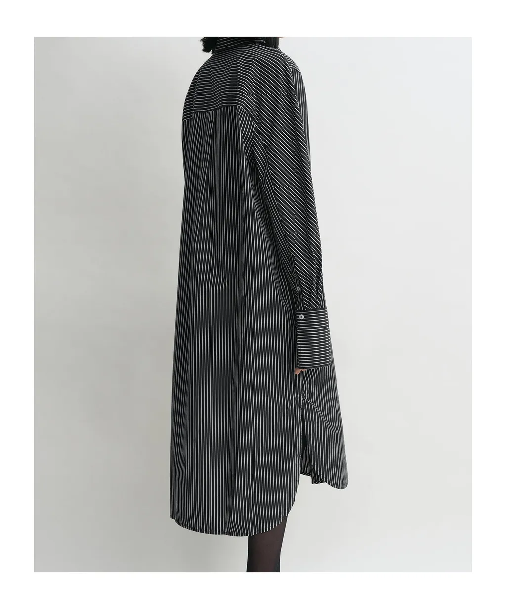 Striped Shirt Dress