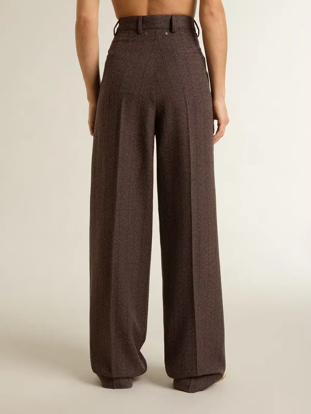 Pinstripe Virgin-Wool Trousers