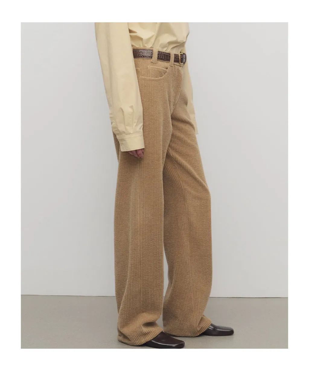 The Row Clair High-Waisted Corduroy Pants