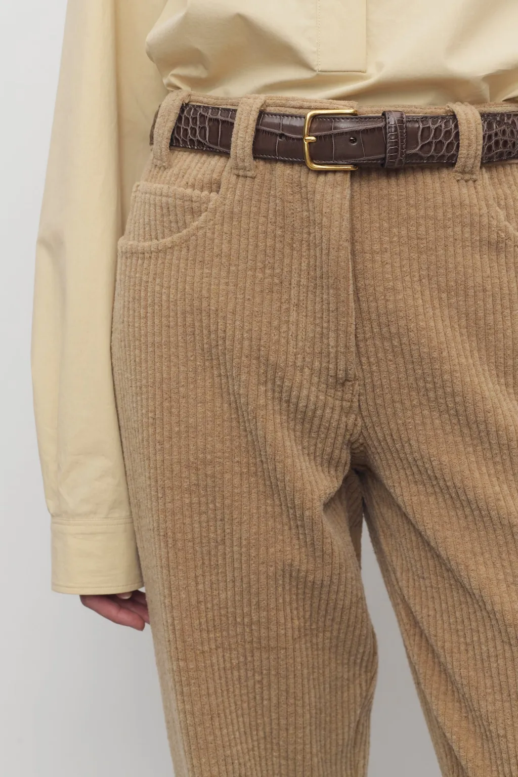 The Row Clair High-Waisted Corduroy Pants