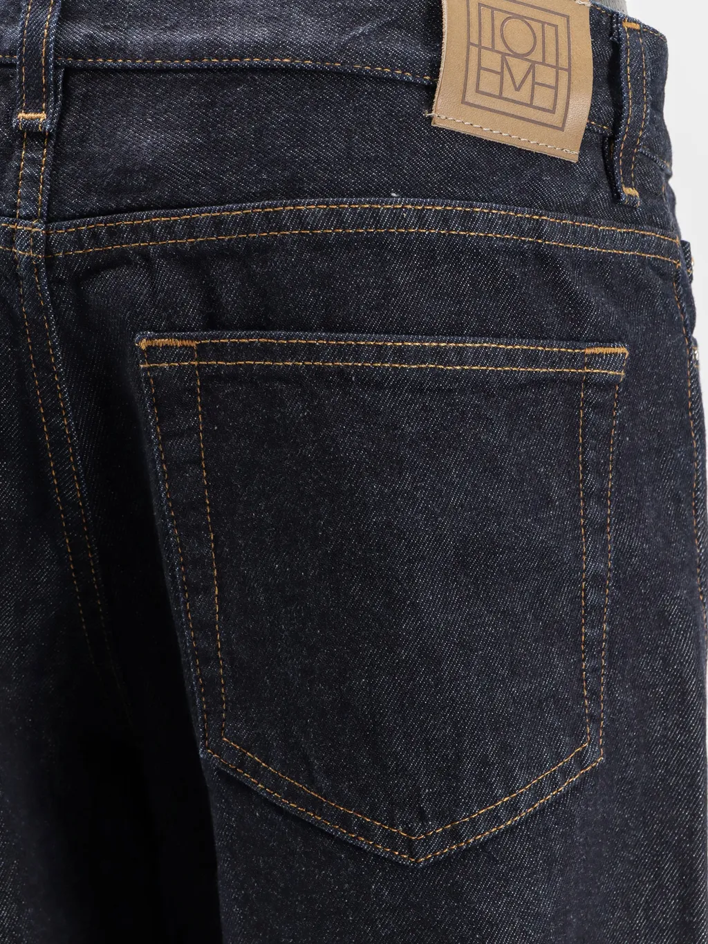 Totme Logo Patch Straight-Leg Jeans