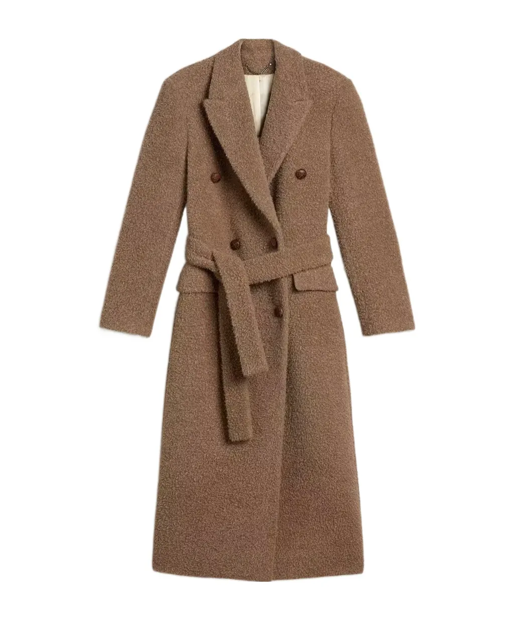 Golden Goose Deluxe Brand Double Breasted Belted Coat