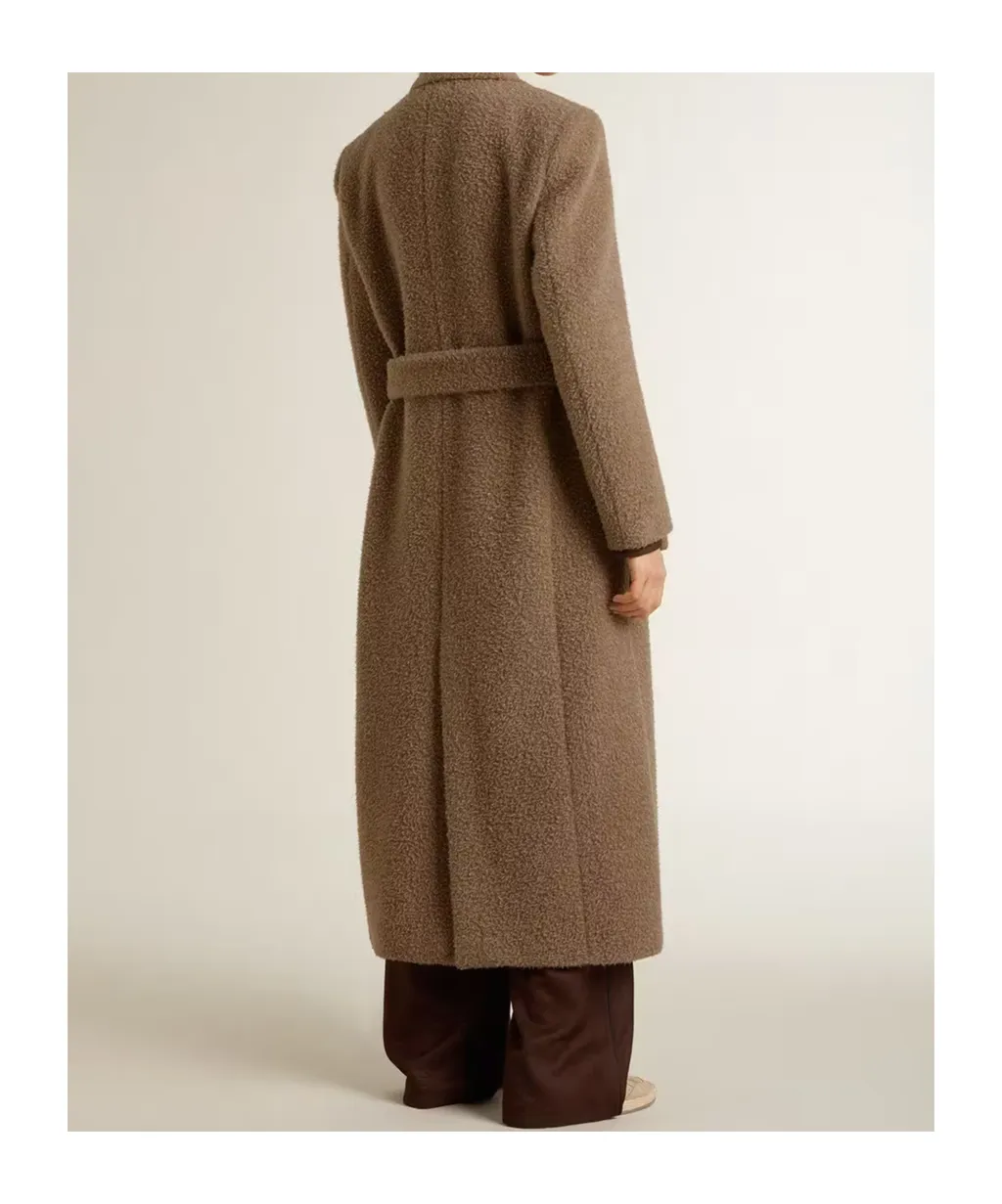 Golden Goose Deluxe Brand Double Breasted Belted Coat