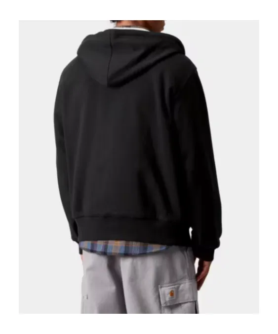 Carhartt Wip Logo Patch Zipped Hoodie