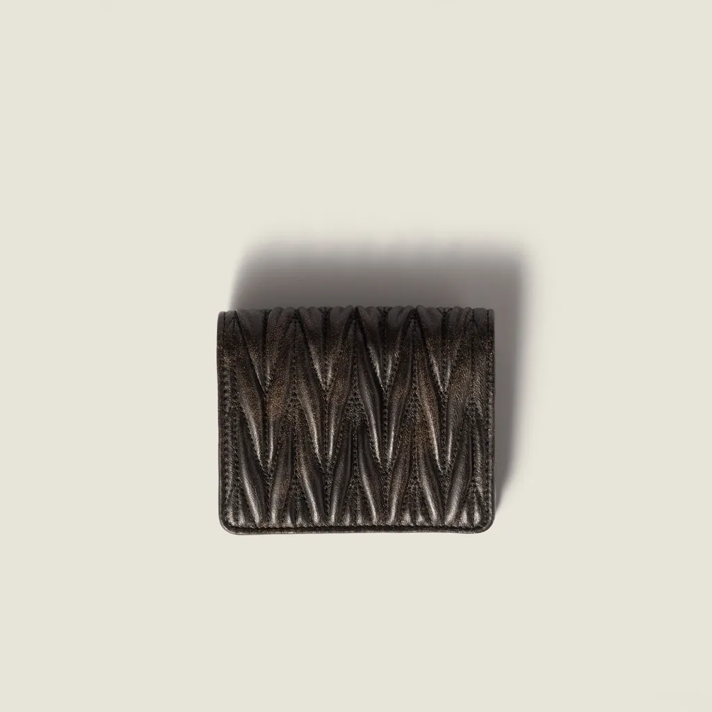 Small Matelassé Nappa Leather Wallet