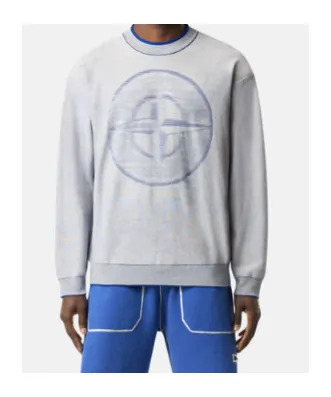 Stone Island Compass-Motif Crewneck Jumper