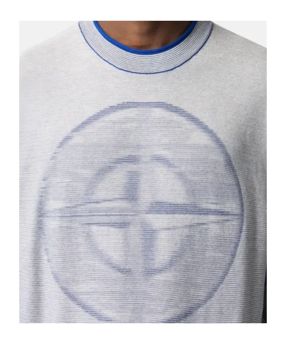 Stone Island Compass-Motif Crewneck Jumper