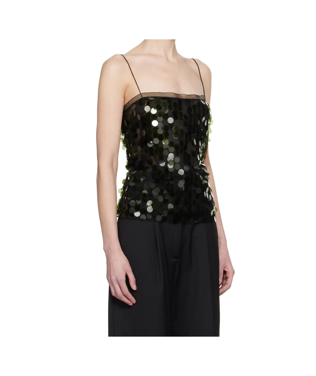 Suero Sequined Suspenders