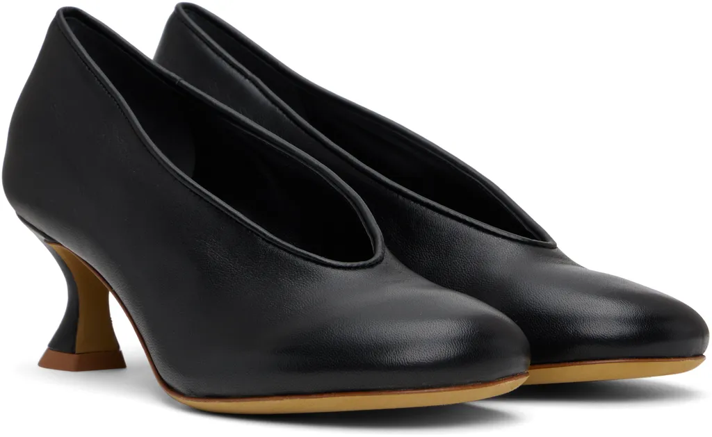 Duck Leather High Heels