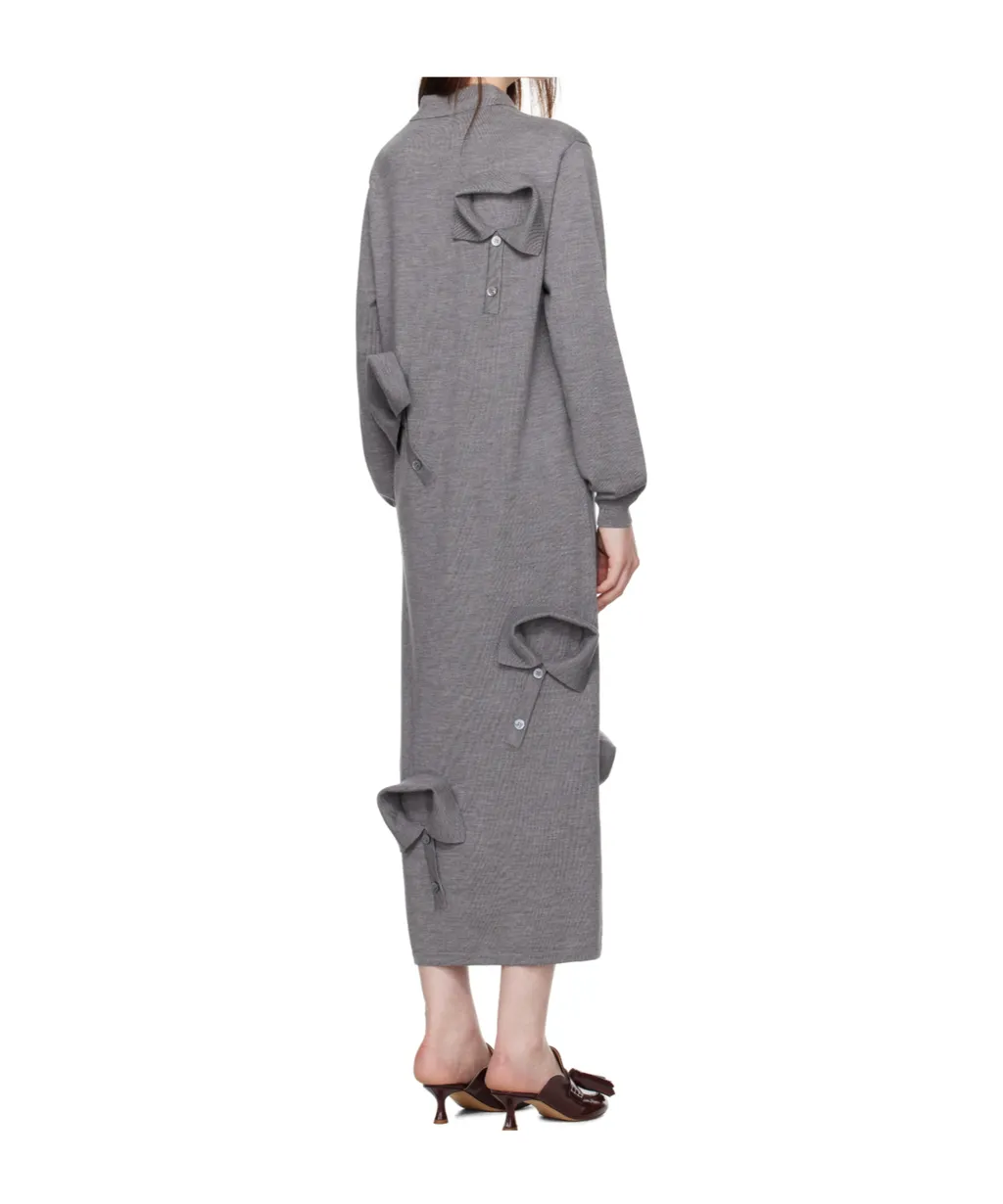 Multi Collars Knitted Dress