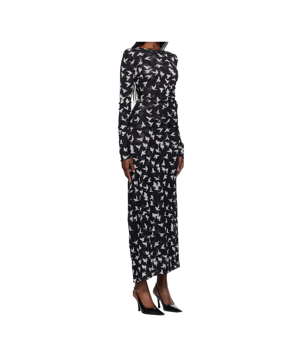 Dove Print Dress