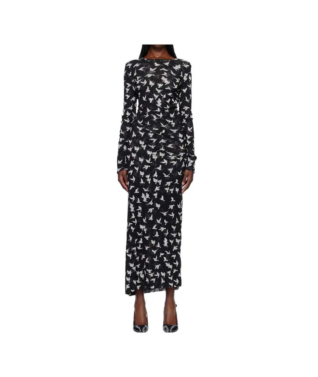 Dove Print Dress
