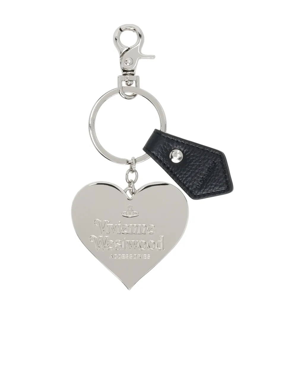Mirror Heart Orb Keychain