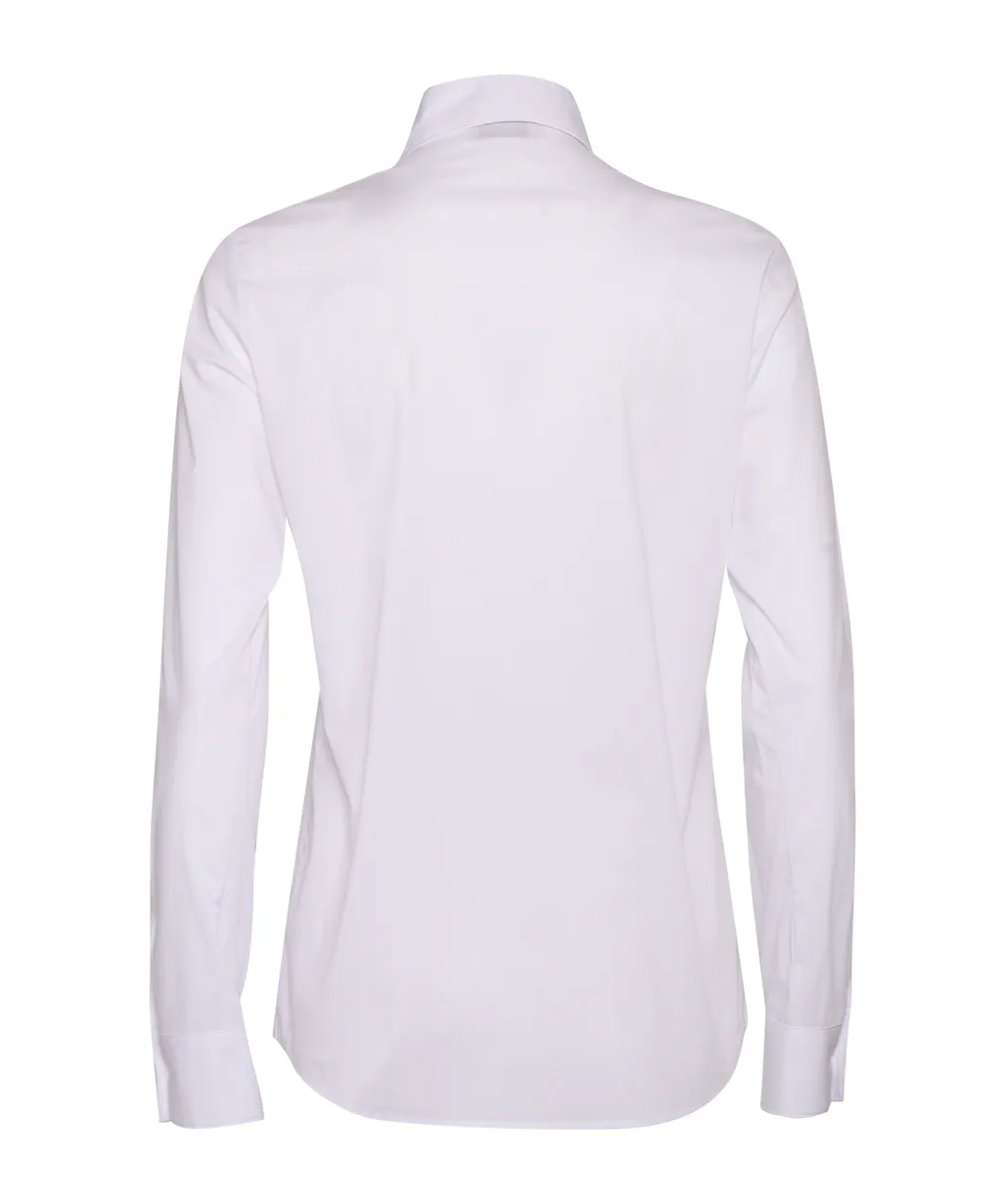 Long-Sleeve Collared Shirt