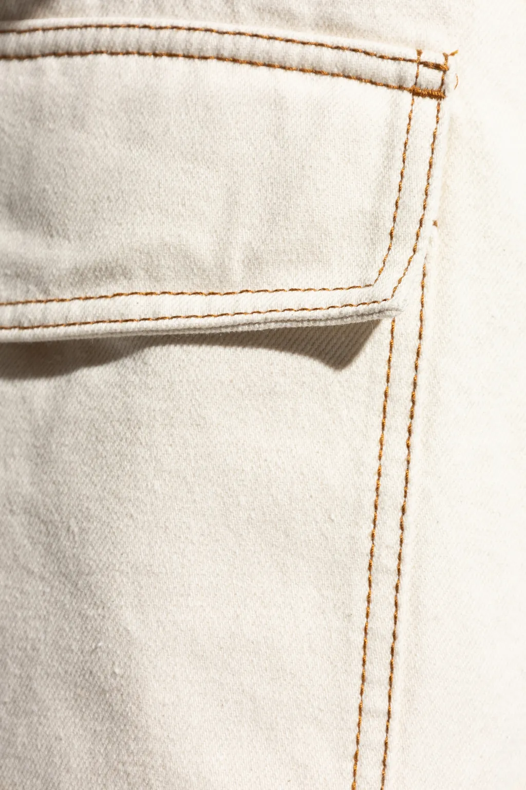 Ami Wide Leg Cargo Bermuda Shorts