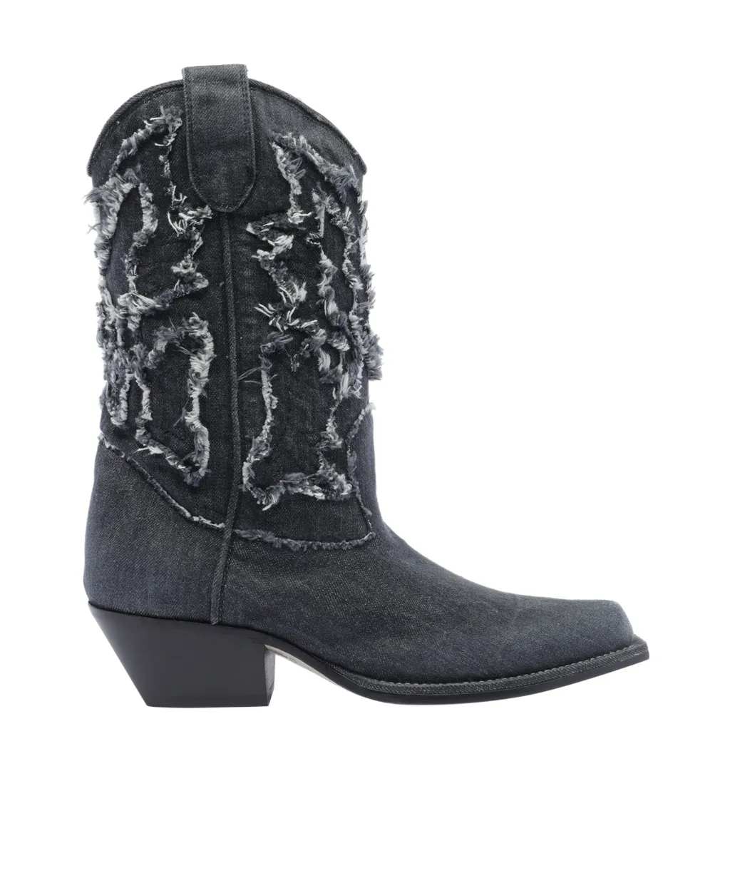 Vic Matie Distressed Western Boots
