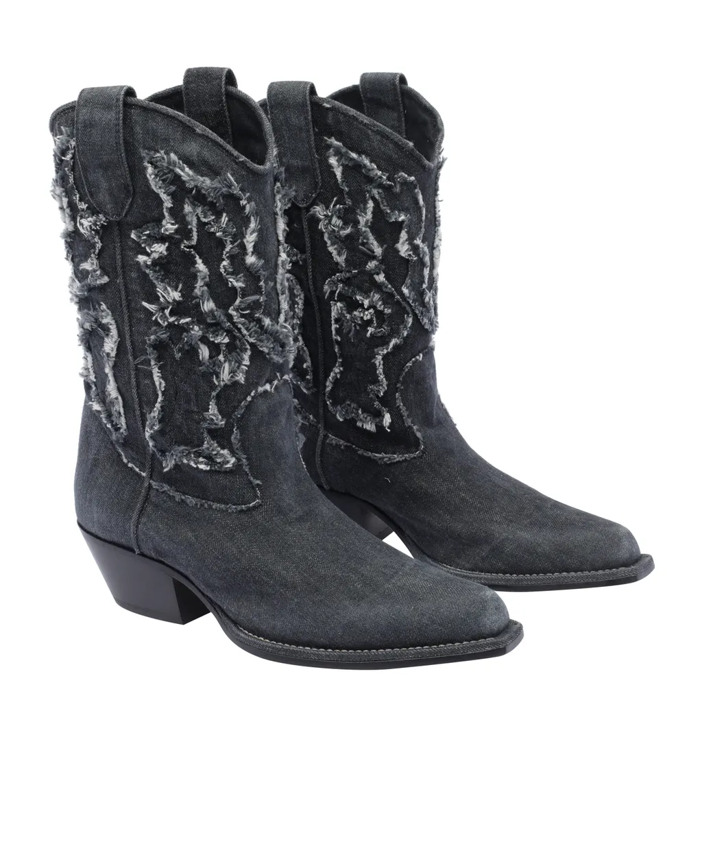 Vic Matie Distressed Western Boots
