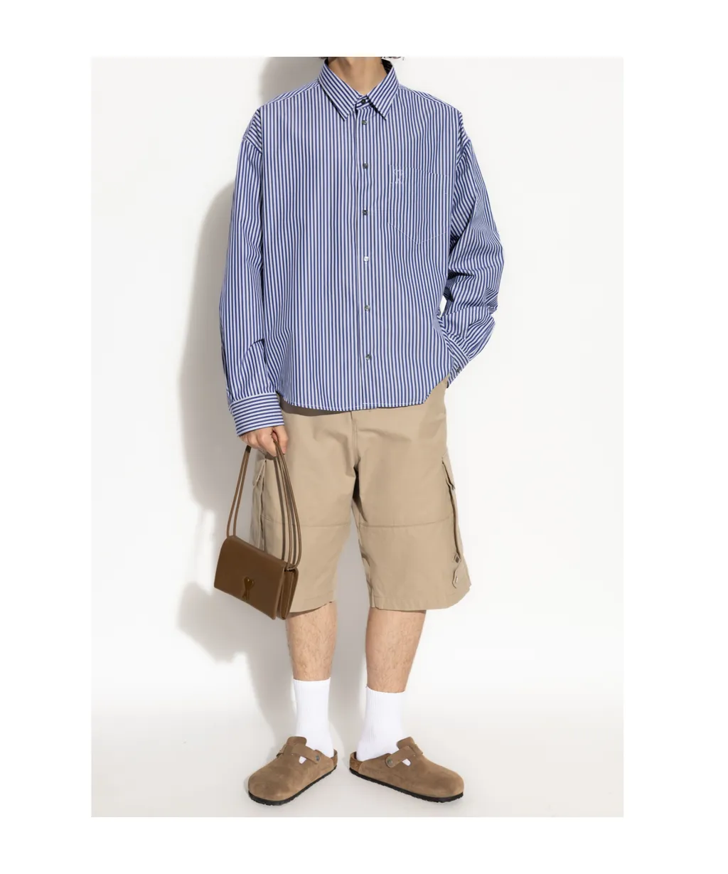 Ami Wide-Leg Shorts