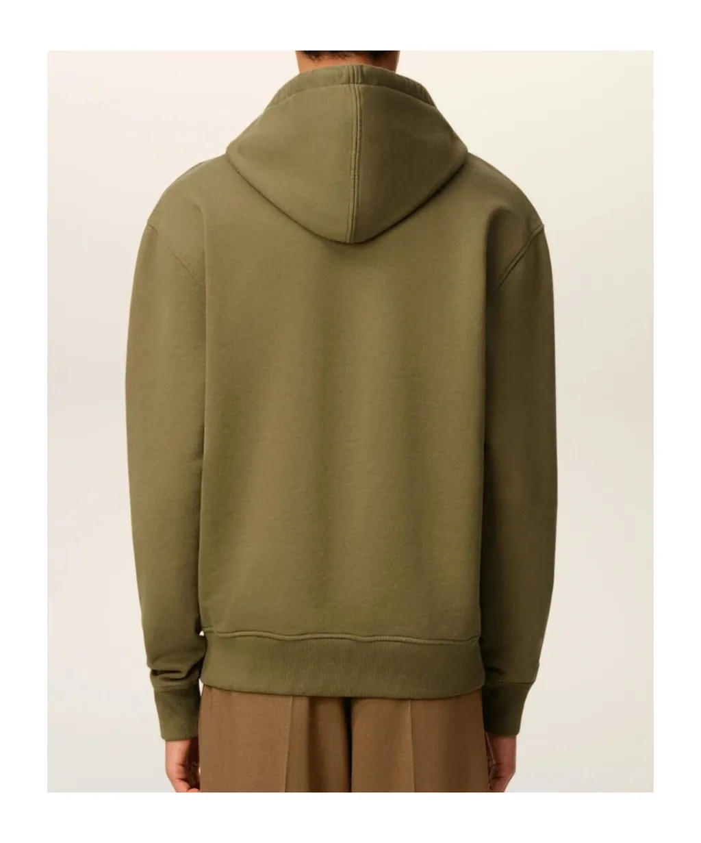 Ami Paris Ami De Coeur Drawstring Hoodie