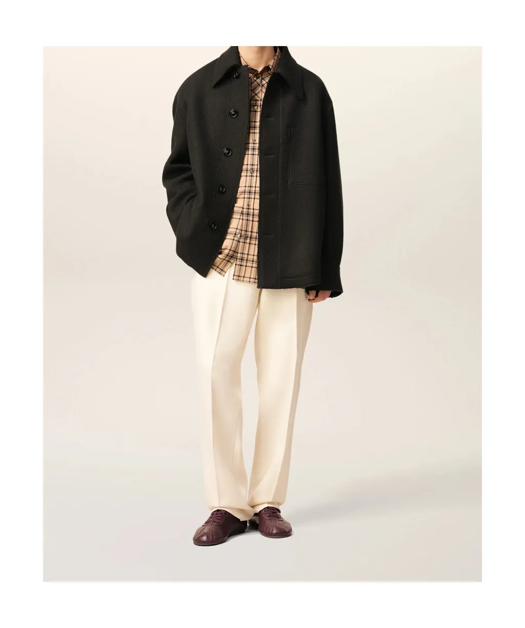 Ami Paris Long Sleeved Buttoned Jacket