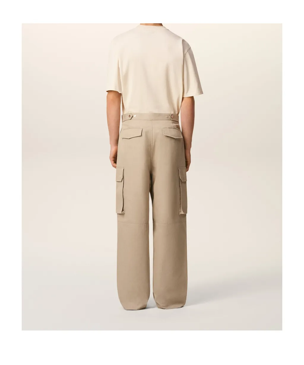 Cotton Gabardine Overalls