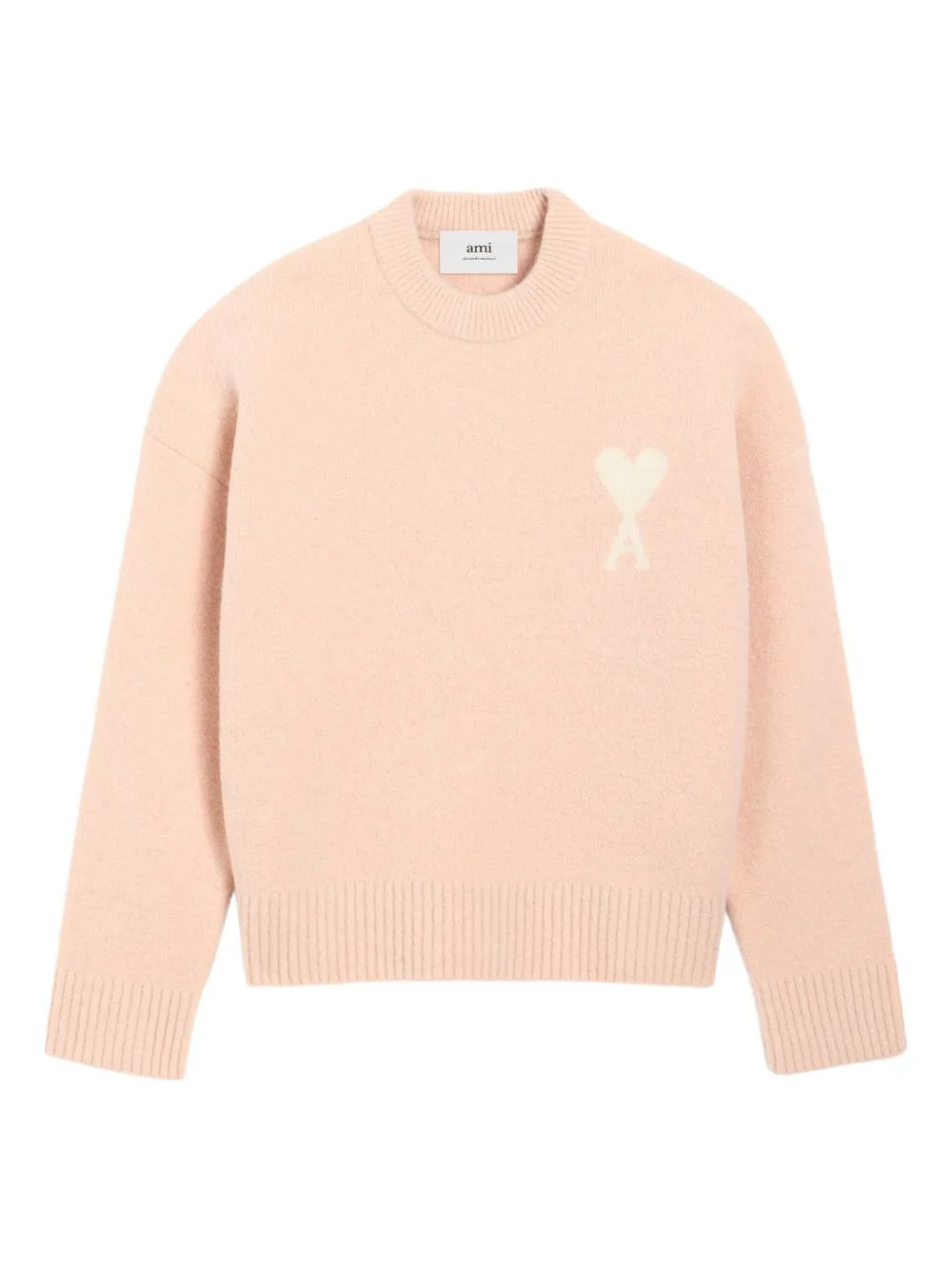 Ami Paris Ami De Coeur Crewneck Knitted Jumper
