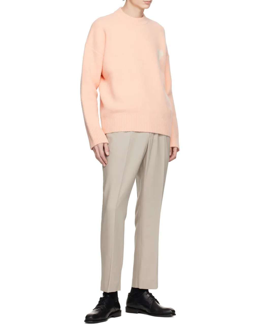 Ami Paris Ami De Coeur Crewneck Knitted Jumper