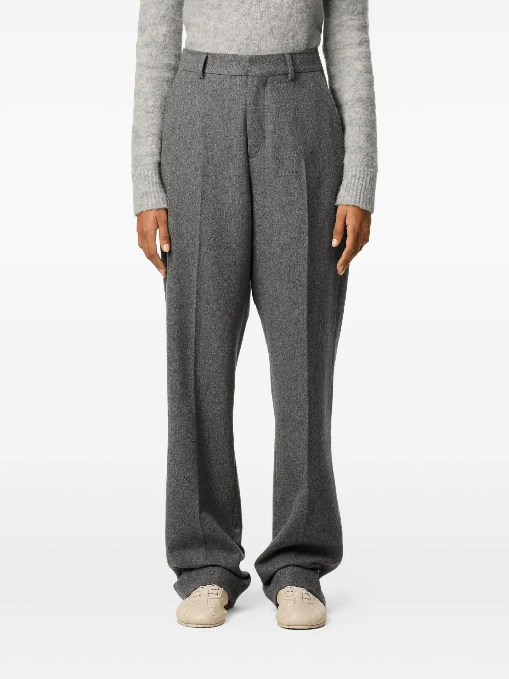 Ami Paris Wide Leg Trousers