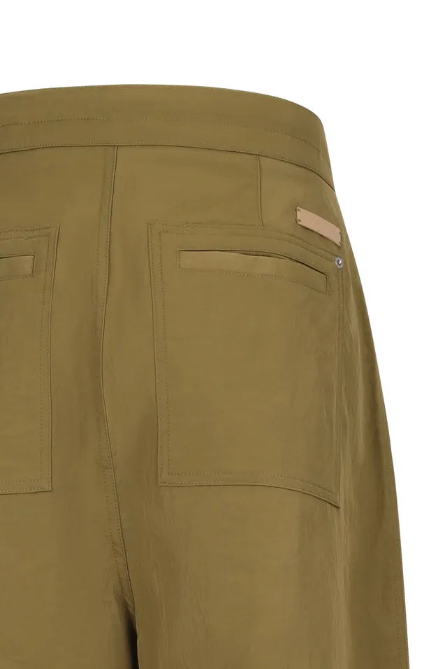 Ami Paris Wide Leg Pleated Pants