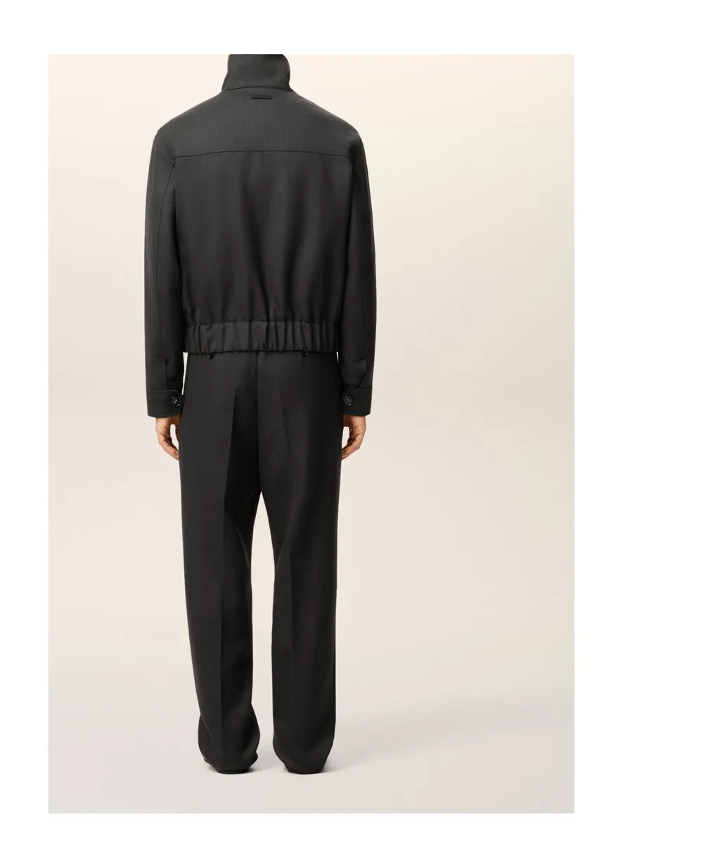 Harrington Wool Gabardine Jacket