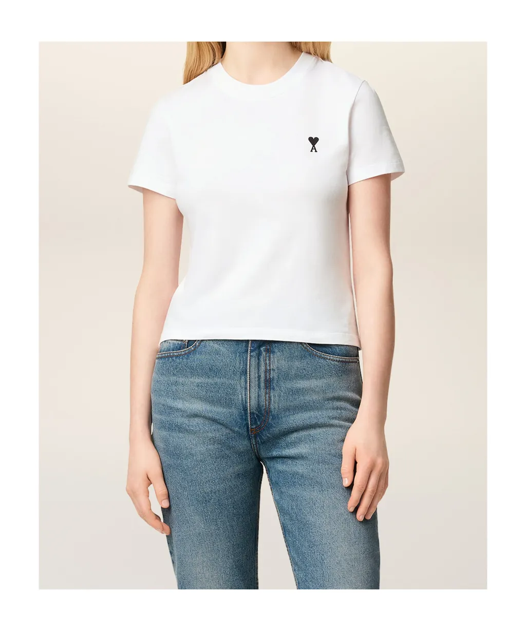 Ami Paris Ami De Coeur Crewneck T-Shirt