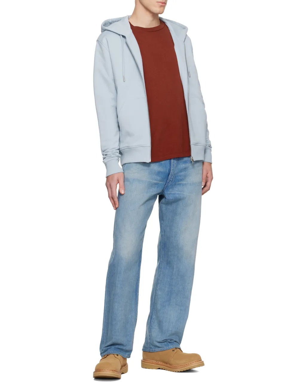 Ami Paris Zipped Ami De Coeur Hoodie
