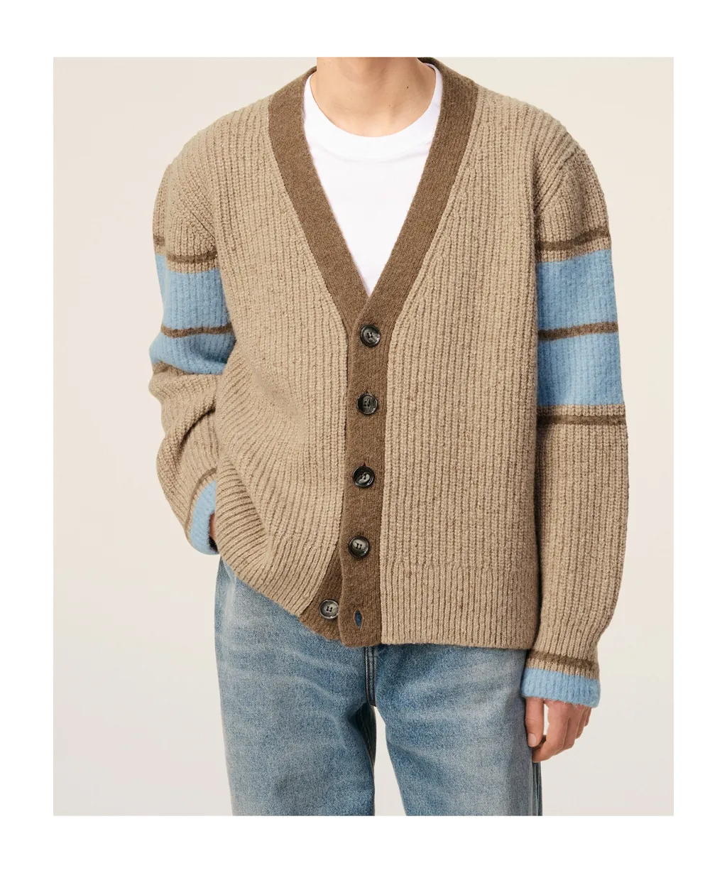 Ami College V-Neck Cardigan