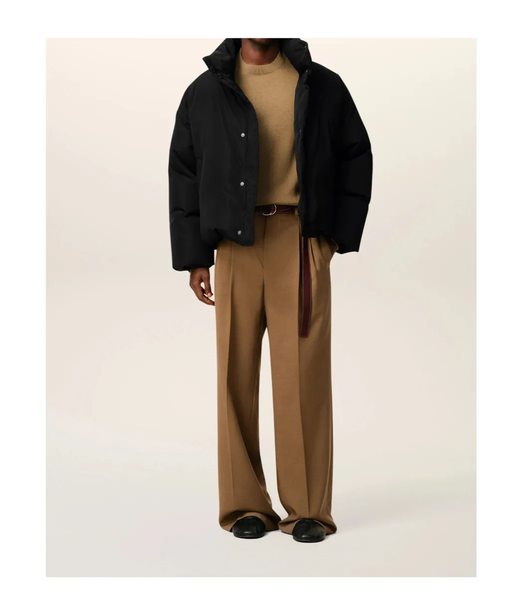 Long-Sleeved Down Jacket